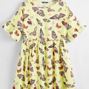 Butterfly Smock Dress